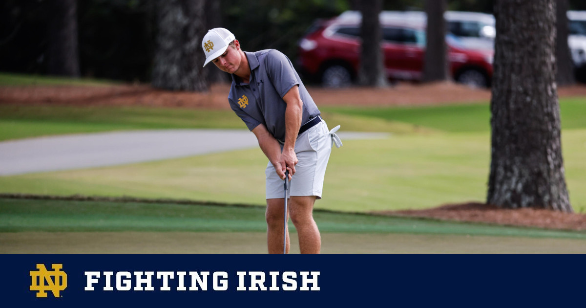 Irish Men’s Golf Concludes Fall Slate At Williams Cup