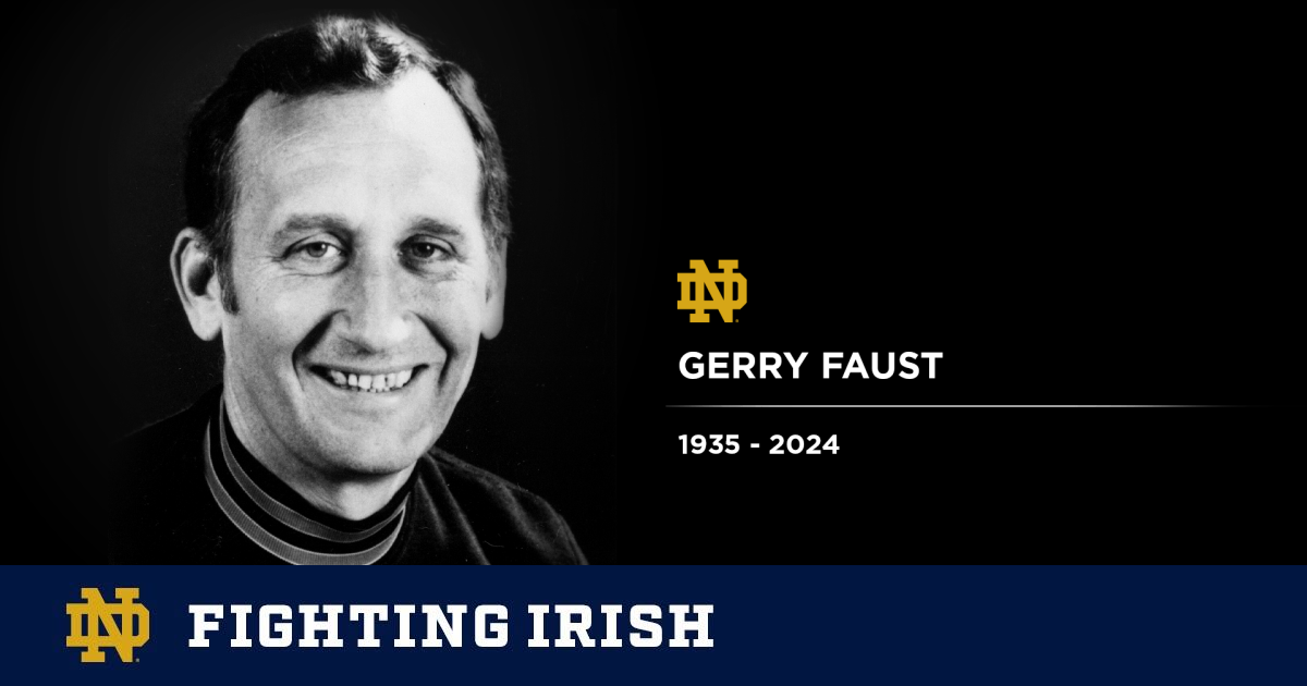 Former Football Head Coach Gerry Faust Passes Away