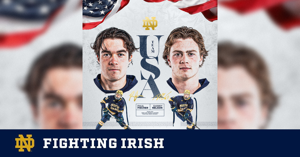 Fischer And Nelson Named To IIHF World Juniors Team