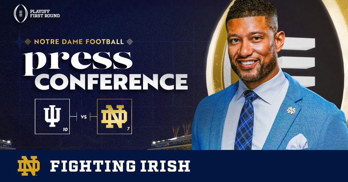 Indiana Postgame Press Conference (12.20.24) | Notre Dame Football