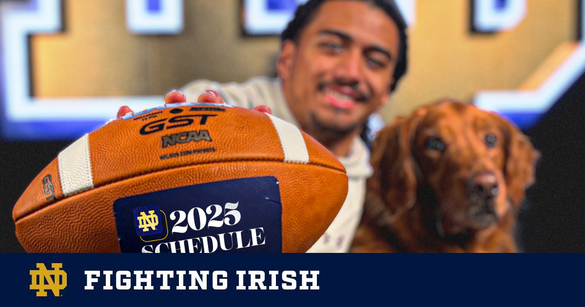 The GOODEST 2025 Schedule Reveal | Notre Dame Football – Notre Dame ...