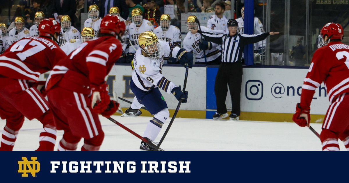 Notre Dame Irish Fall to No. 2 Wisconsin Badgers 7-4 in Thrilling Game