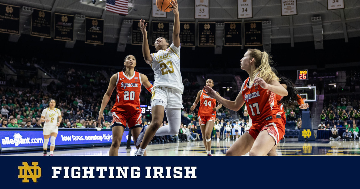Notre Dame Closes Out Regular Season At No. 10 Louisville – Notre Dame Fighting Irish – Official Athletics Website