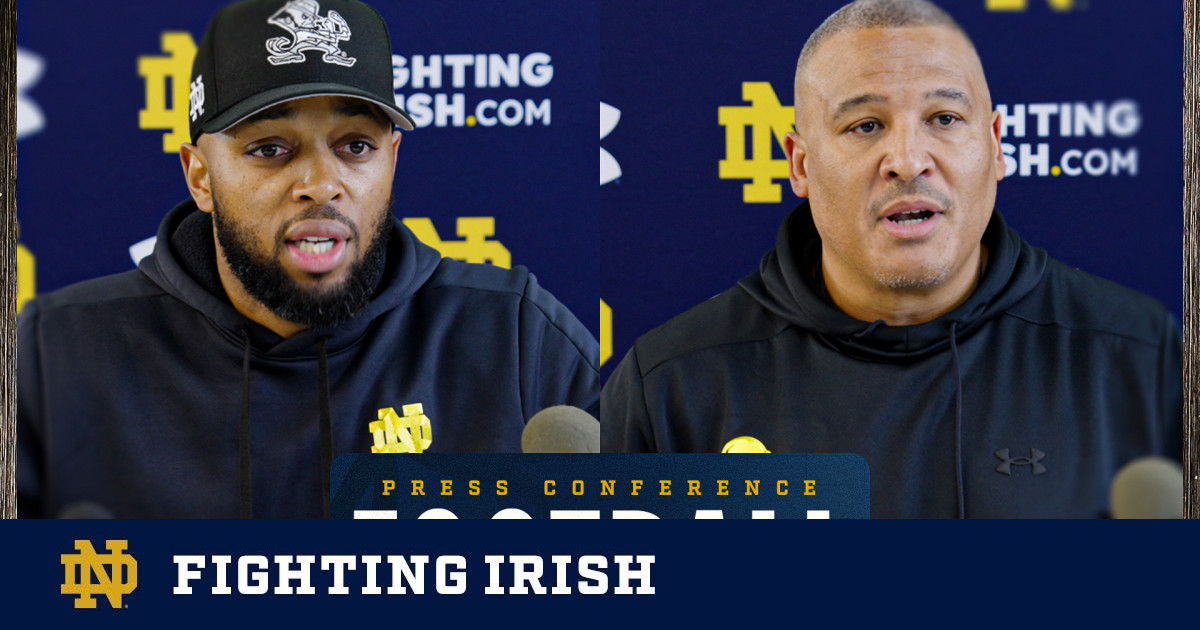 Notre Dame Football Spring Practice Press Conference Highlights: Running Backs &amp; Wide Receivers (3.27.26)