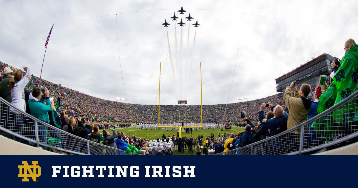 Notre Dame Football Home Game Times Announced Notre Dame Fighting