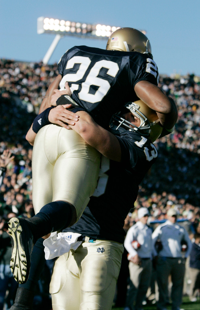 Notre Dame Football vs. Navy, 11/03/2007 (AP)
