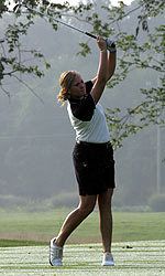 Senior co-captain Katie Brophy led the Irish with a seven-over par 79 during the first round of the 'Mo' Morial.