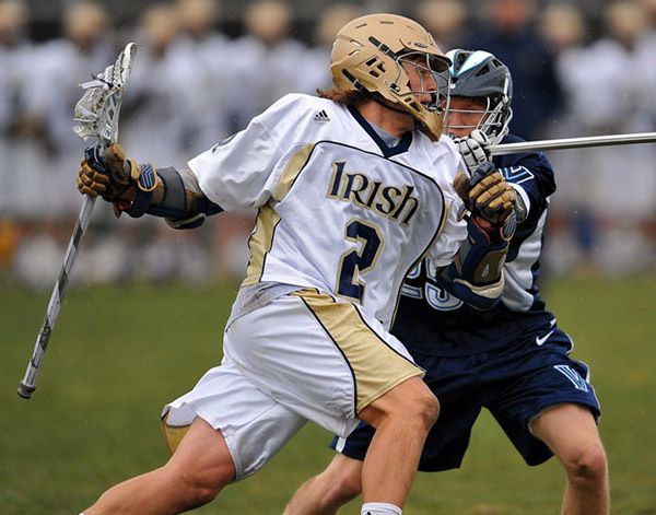 Senior attackman Duncan Swezey notched a hat trick for the Irish on Saturday.