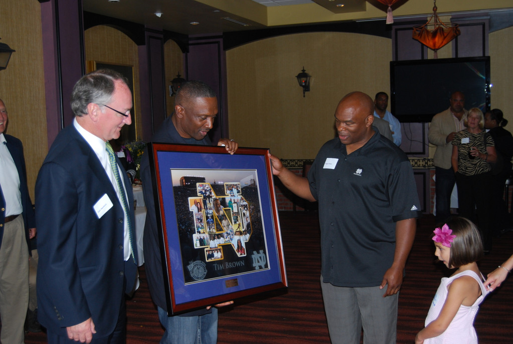 Monogram Club Tim Brown College Football Hall of Fame Recognition Reception