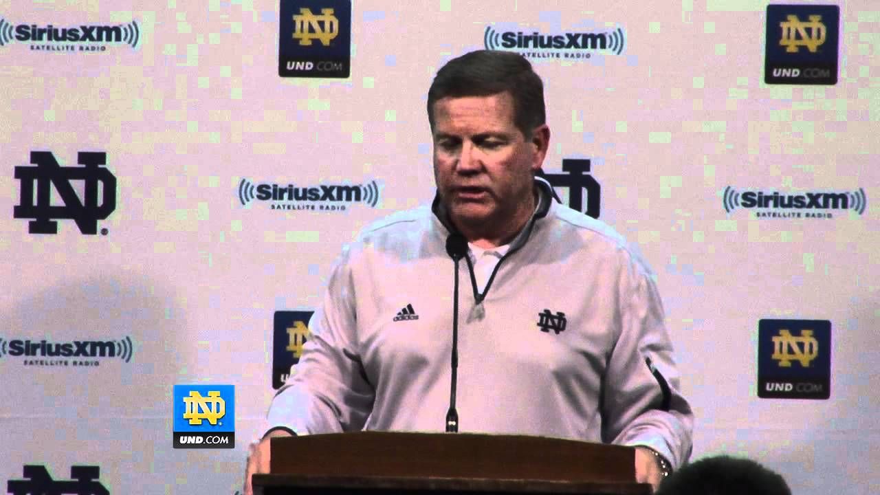 Notre Dame Football - Brian Kelly Blue Gold Post Game Press Conference April 21, 2012