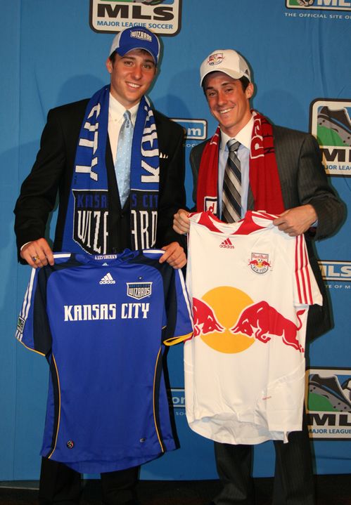 Matt Besler (left) and Jack Traynor (right) were selected by the Kansas City Wizards and New York Red Bulls, respectively.