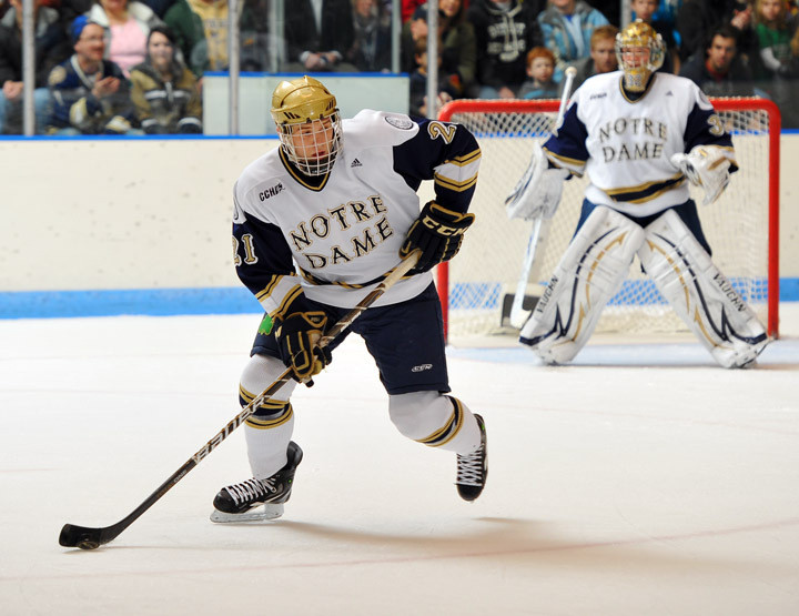 Irish Picked To Finish First By CCHA Coaches And Media Bryan Rust and the Irish were selected to finish first in both the coaches' and media CCHA preseason polls.