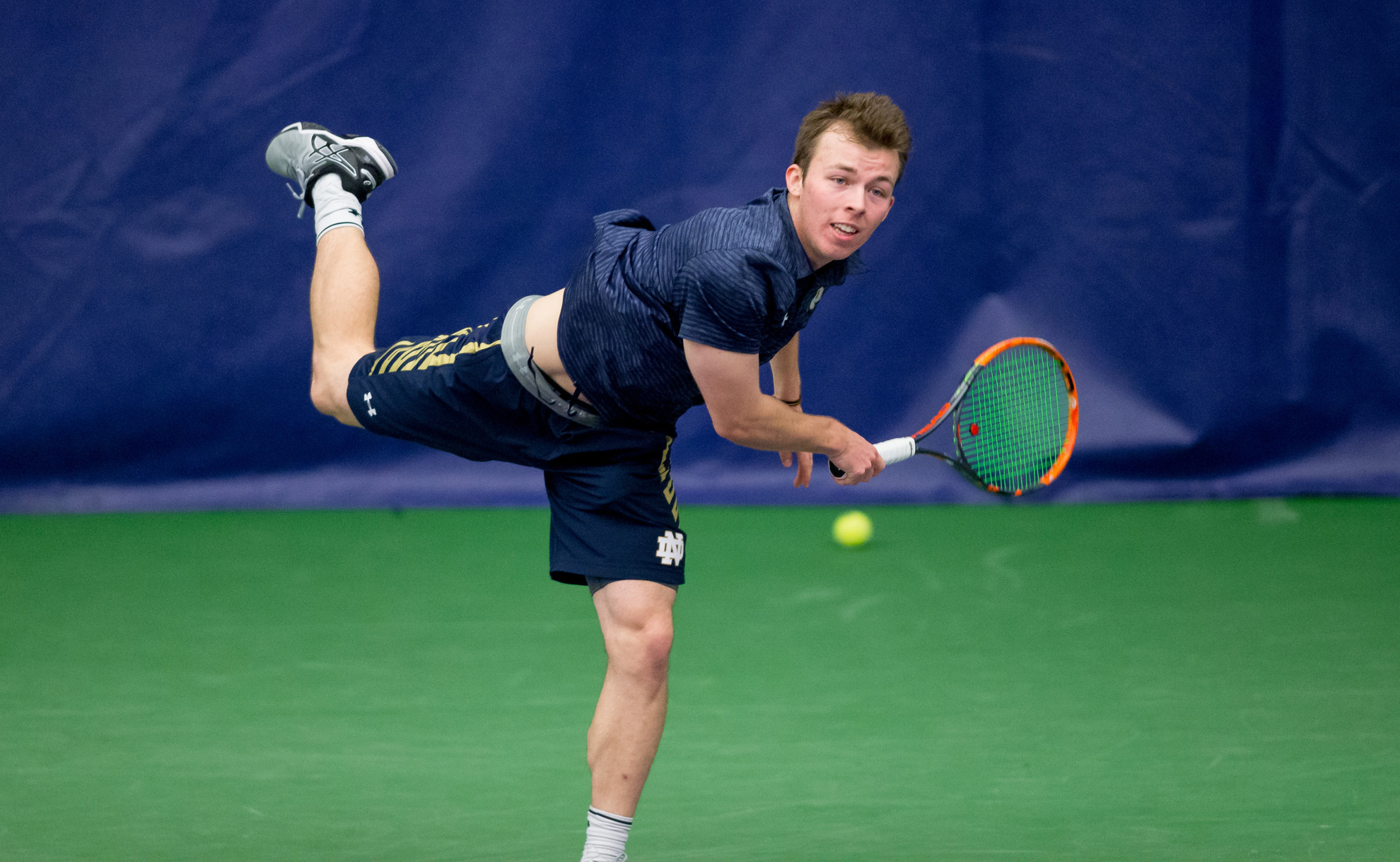 #22 Irish Drop 4-3 Heartbreaker To #20 Blue Devils The University of Notre Dame competes against the University of North Carolina in the first round of the ITA Division I National Menâs Team Indoor Championship hosted by the University of Washington at the Nordstrom Tennis Center in Seattle