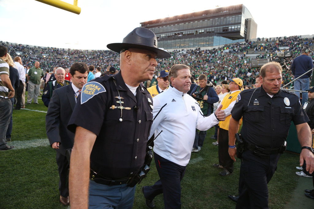 No. 22 Notre Dame vs. Michigan State (USATSI)