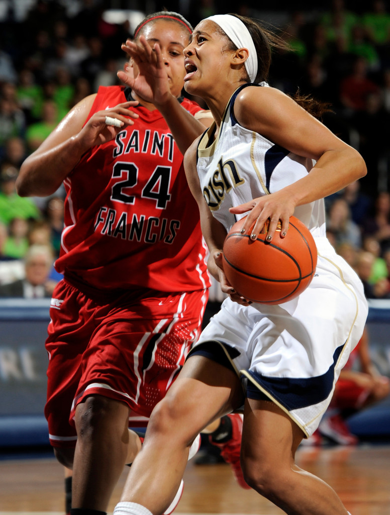 No. 5 Irish Dominate Saint Francis (Pa.), 128-55 (AP)