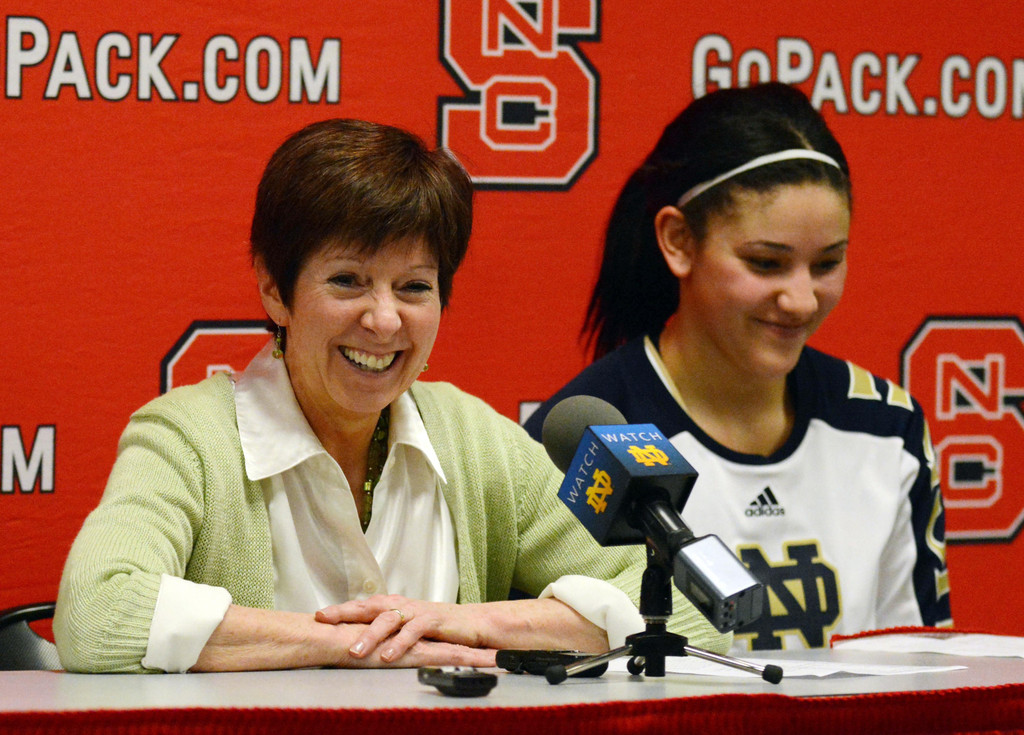 No. 2 Notre Dame vs. No. 13 NC State