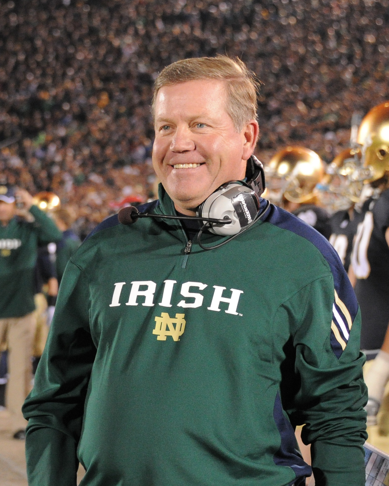 Brian Kelly Endows Football Scholarship At Assumption College Brian Kelly, a 1983 graduate of Assumption College, has established a $250,000 endowed scholarship at his alma mater.