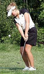 Notre Dame To Host Seventh Annual Lady Irish Invitational This Weekend Junior Alejandra Diaz-Calderon (above) and senior Noriko Nakazaki have been named captains for the 2006-07 Notre Dame women's golf team.