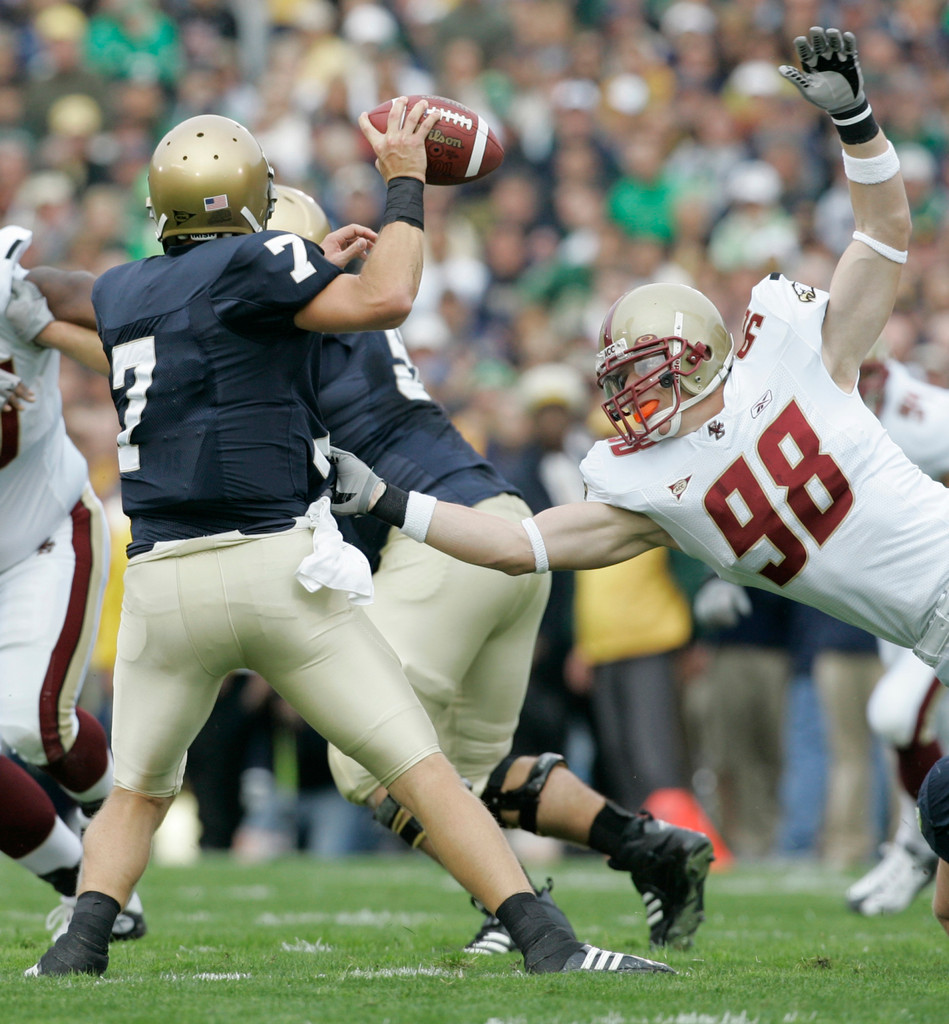 Notre Dame vs. Boston College, 10/13/07