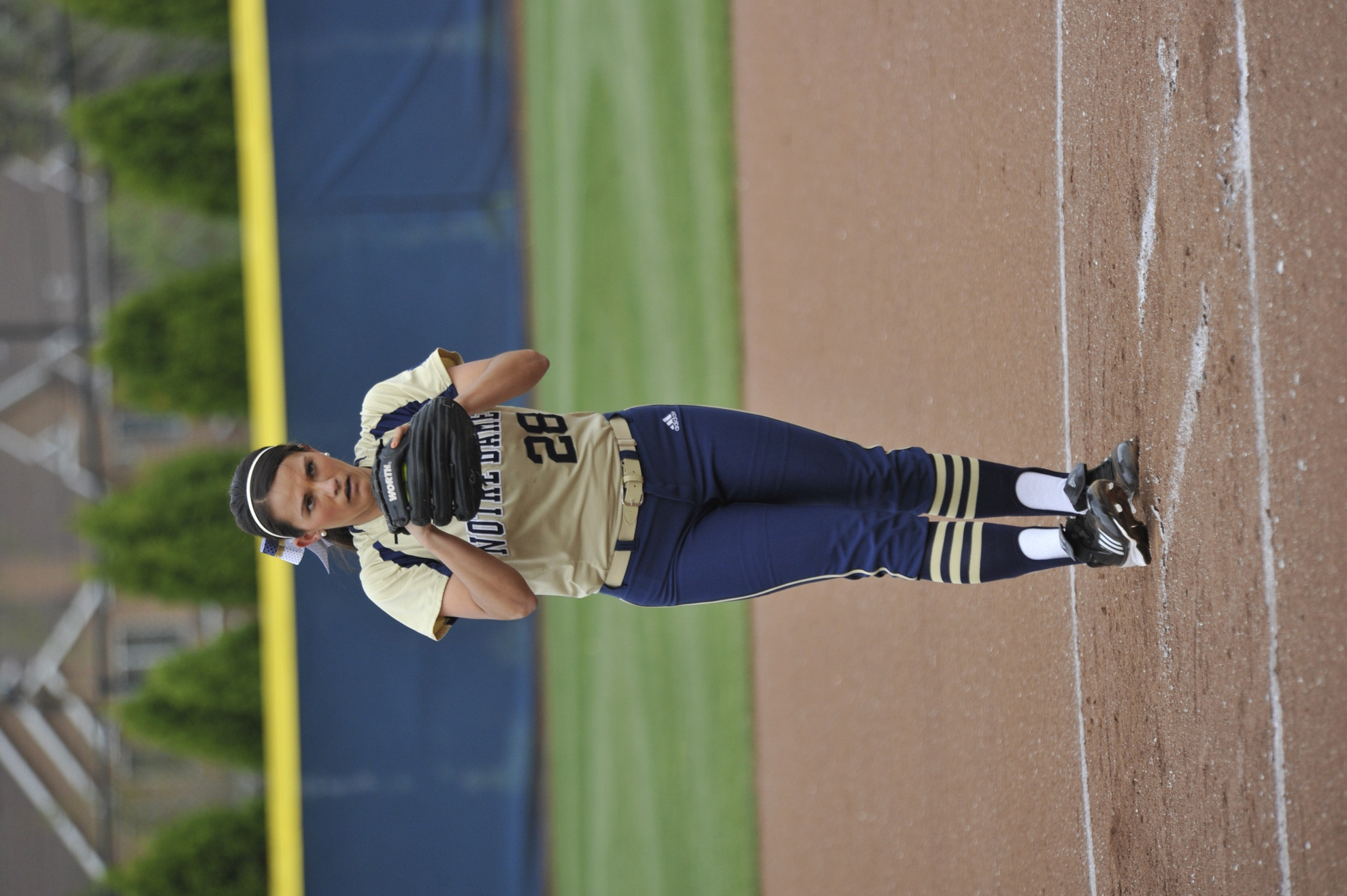 Notre Dame Holds Off Cleveland State, 6-5 Junior Brittany O'Donnell