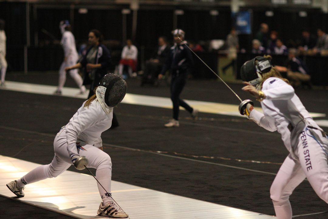 Senior Courtney Hurley placed seventh at the Leipzig Epee World Cup Feb. 9
