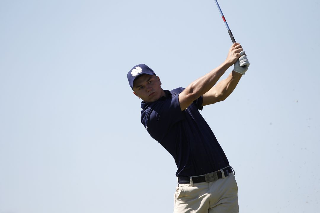 Notre Dame junior Cory Sciupider finished as the solo runner-up with a final score of two-under 211 (67-71-73) during the 2014 Fighting Irish Golf Classic