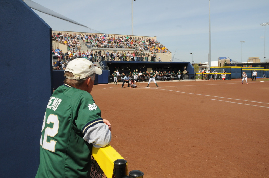 Notre Dame and Louisville Split Doubleheader