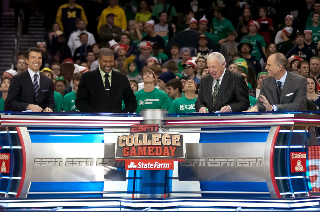 ESPN College GameDay visits Notre Dame Men's Basketball vs Louisville on 02-09-2013