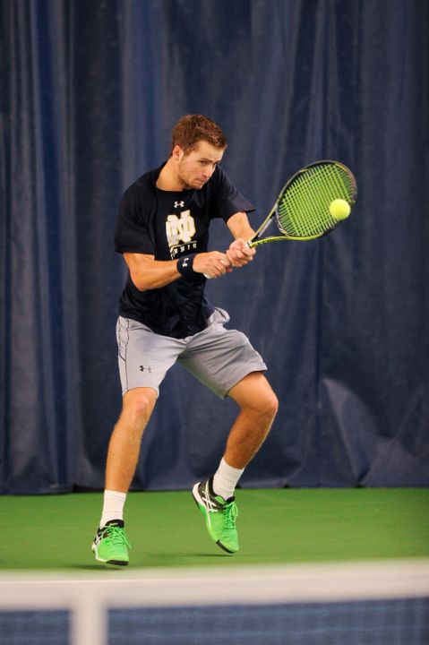 Senior Quentin Monaghan will compete in both single and doubles at the USTA/ITA National Indoor Intercollegiate Championships this weekend.