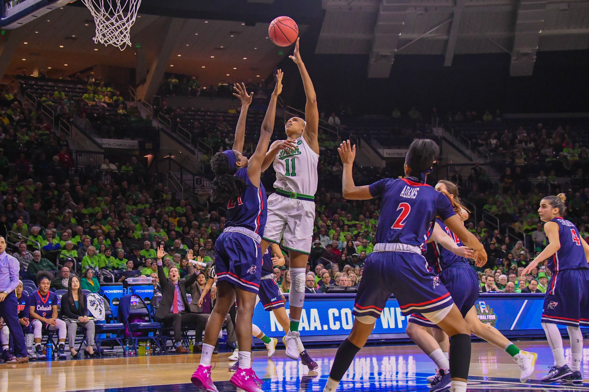 Irish Cruise Past Colonials, Advance to NCAA Second Round Irish Cruise Past Colonials, Advance to NCAA Second Round