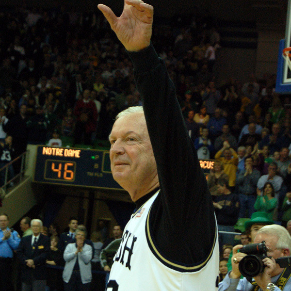 ESPN’s College Basketball Gameday To Visit Notre Dame In 2009 The ESPN College Gameday and Saturday Primetime crew, led by former Notre Dame men's basketball coach Digger Phelps (seen here at last year's celebration of the 1978 Irish NCAA Final Four team), will make its first visit to the Joyce Center on Jan. 24, 2009, when the Irish take on Connecticut at 7 p.m. (ET).