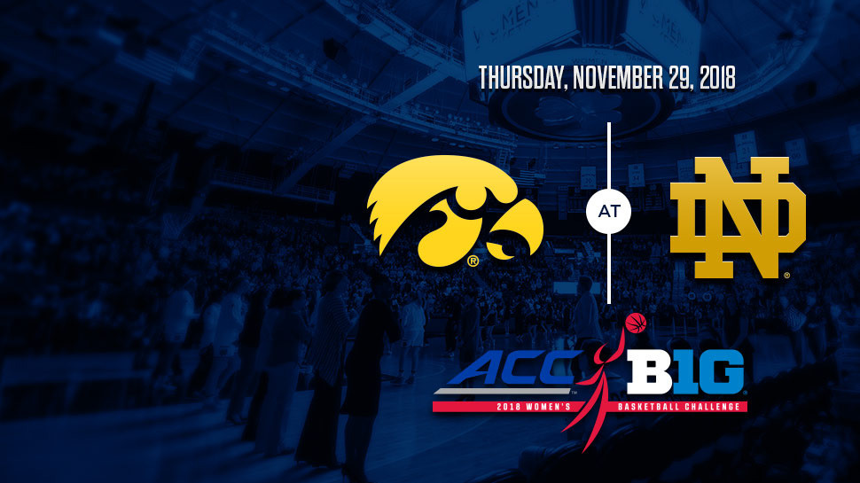 Irish to Host the Hawkeyes for ACC/B1G Challenge Irish to Host the Hawkeyes for ACC/B1G Challenge