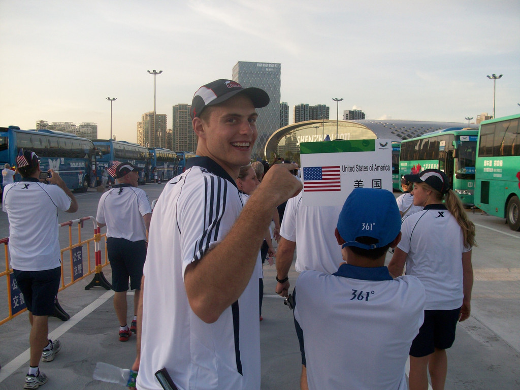 Abromaitis and Team USA at the World University Games