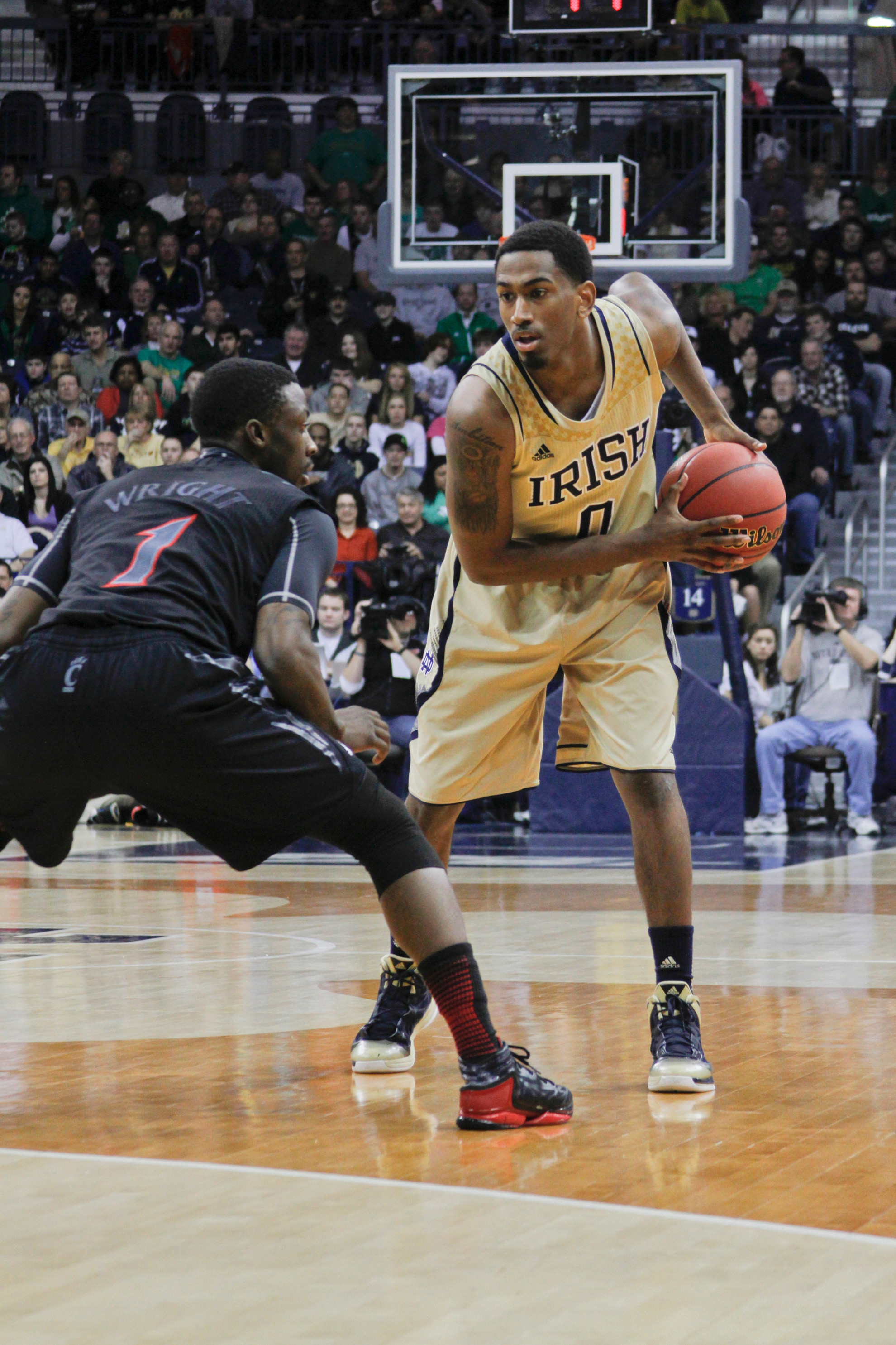 Irish To Face Ohio State In 2013 Chevrolet Gotham City Classic Junior guard and tri-captain Eric Atkins