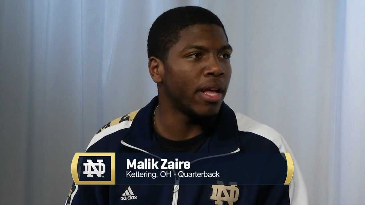 Malik Zaire Interview - 2013 Notre Dame Football Early Enrollee