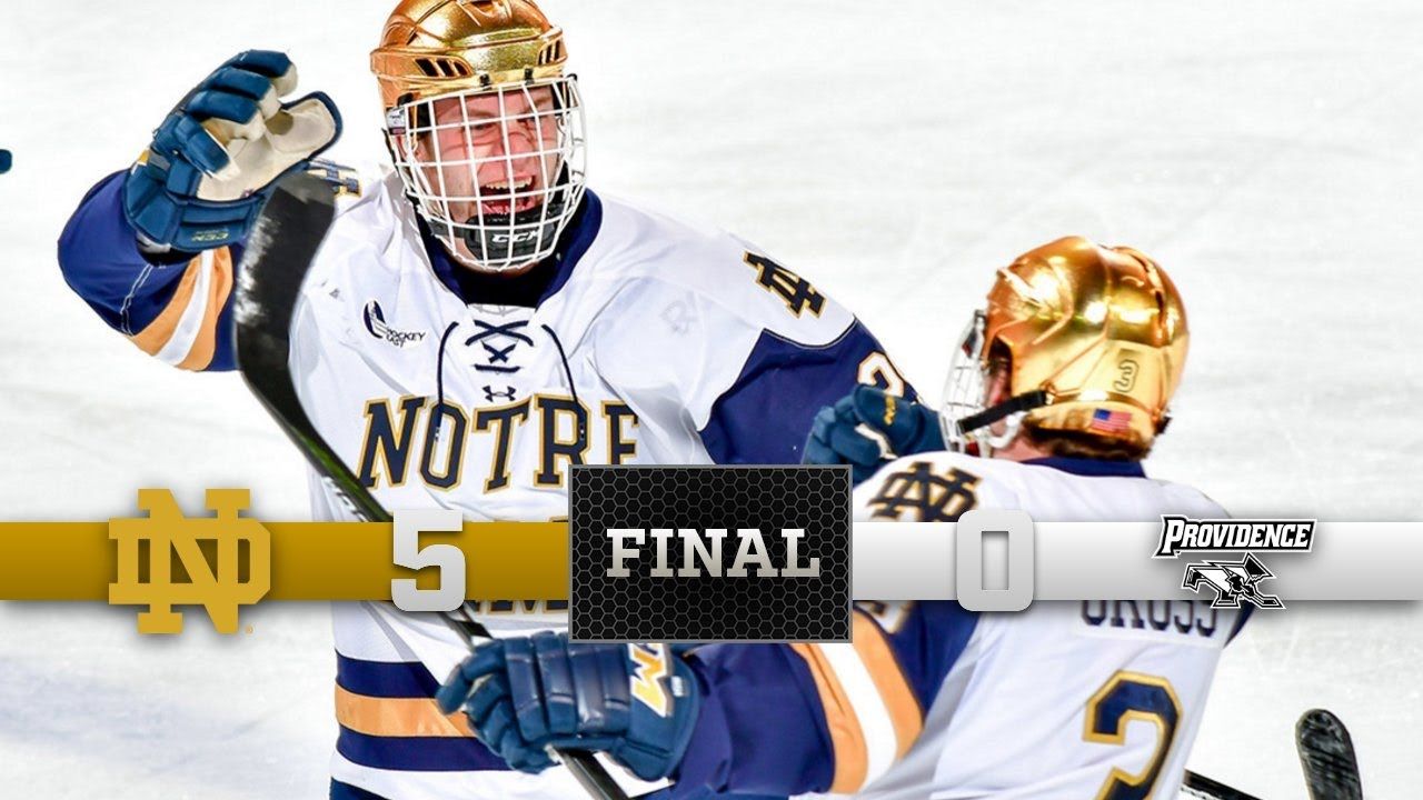 Notre Dame Hockey Highlights vs. Providence