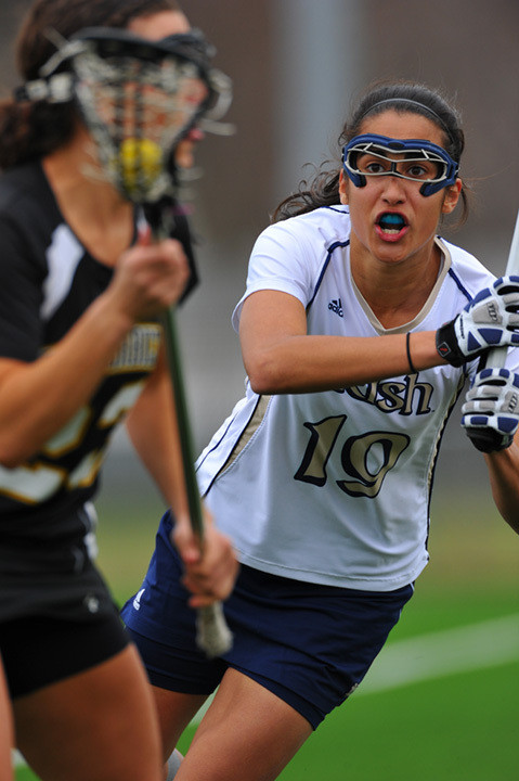 Irish Open BIG EAST Schedule Versus Louisville On Saturday, March 27 At Arlotta Stadium Senior defender Rachel Guerrera leads a Notre Dame defense against Louisville on Saturday. Guerrera and her teammates on defense will look to get the Irish back in the winning column after the loss to Vanderbilt.