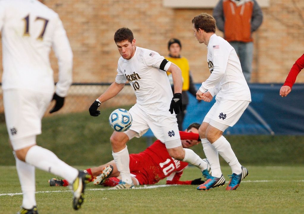 Dillon Powers earned first team All-America honors during his senior season at Notre Dame.