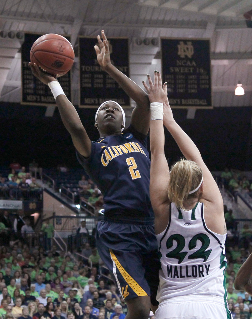 Sweet Sixteen Bound; Top-Seeded Irish Beat Cal 73-62 (AP)