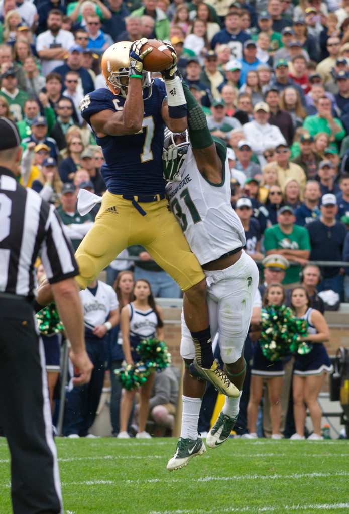 No. 22 Notre Dame vs. Michigan State (USATSI)