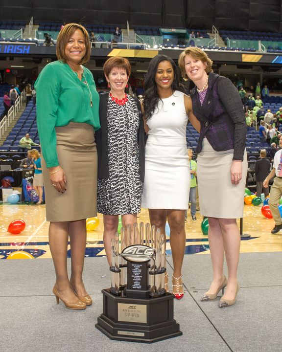 In the past three years, Notre Dame coaches Carol Owens, Muffet McGraw, Niele Ivey and Beth Cunningham have led the Fighting Irish  to a 108-6 (.947) record, three Final Fours (including two national championship games), three conference regular-season titles and three conference tournament titles while training four of the five players currently on WNBA rosters. 