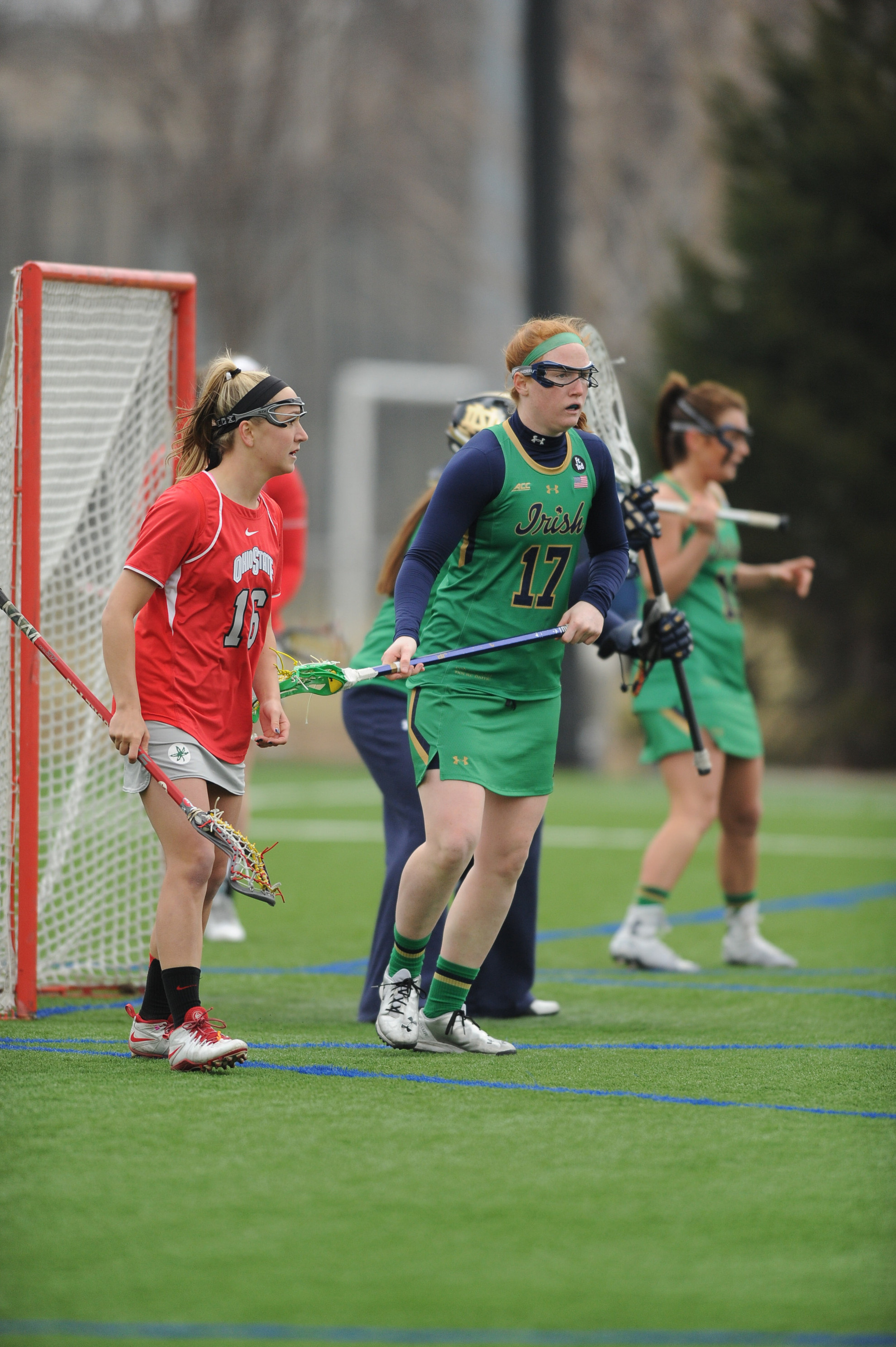 Women’s Lacrosse To Face Ohio State in NCAA First Round All-America candidates Barbara Sullivan and Jackie Cifarelli are quite familiar with each other, as are their Irish and Buckeye teammates.