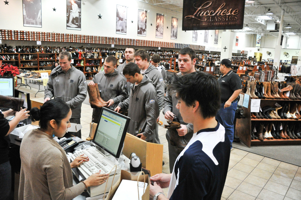 Lucchese Boot Shopping Trip - 2010 Sun Bowl