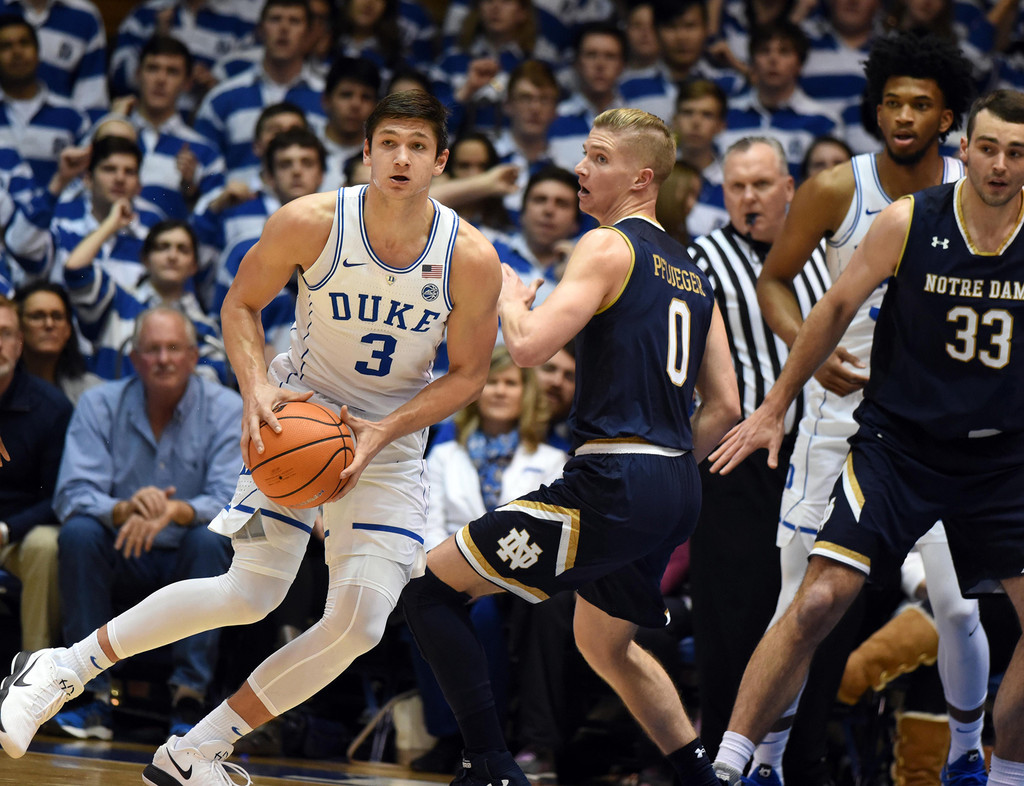 Notre Dame vs. Duke (USATSI)