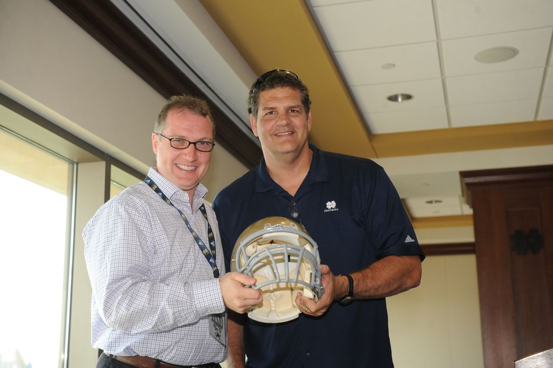 Former Notre Dame football player Mike Golic will return for the 2012 Notre Dame Football Fantasy Camp