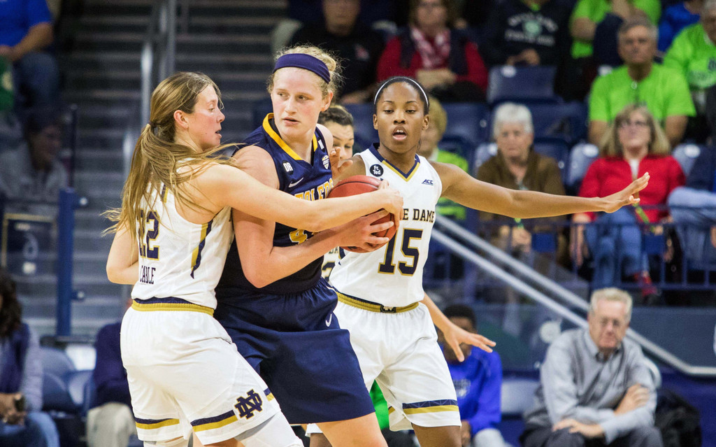 No. 3 Notre Dame 74, Toledo 39
