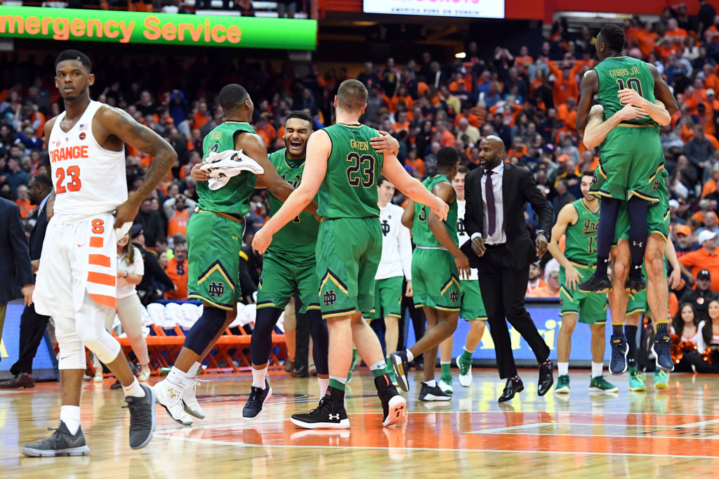 Notre Dame vs. Syracuse (USATSI)