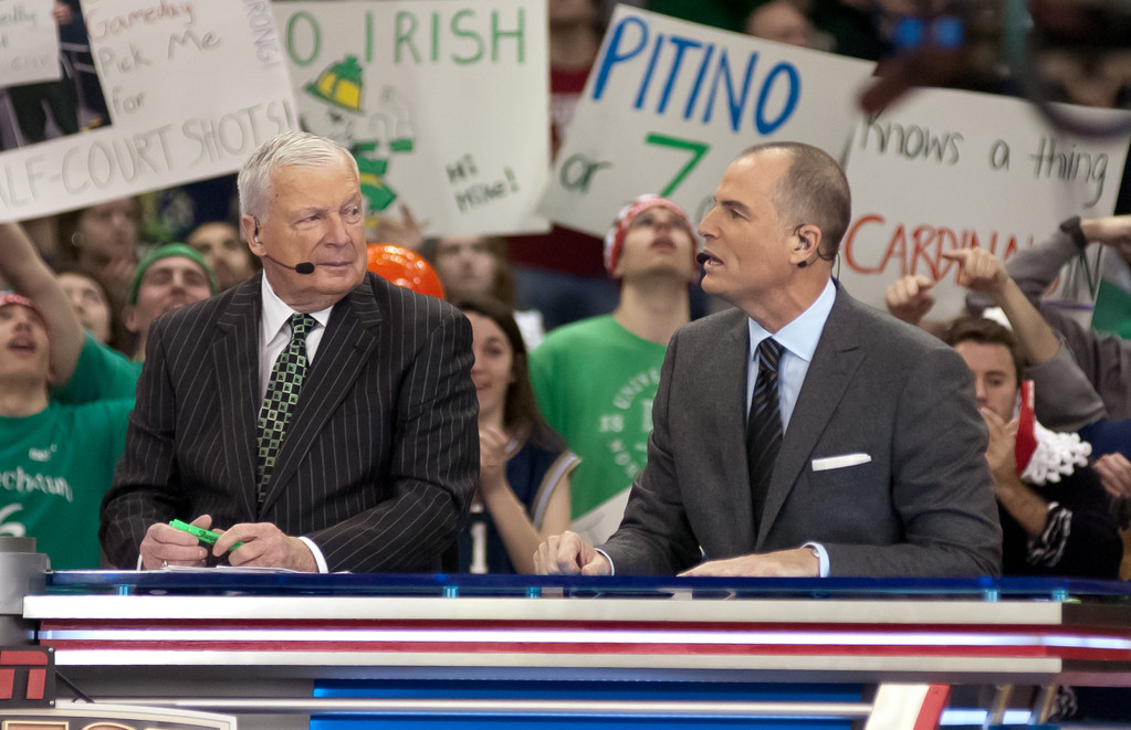 ESPN College GameDay visits Notre Dame Men's Basketball vs Louisville on 02-09-2013