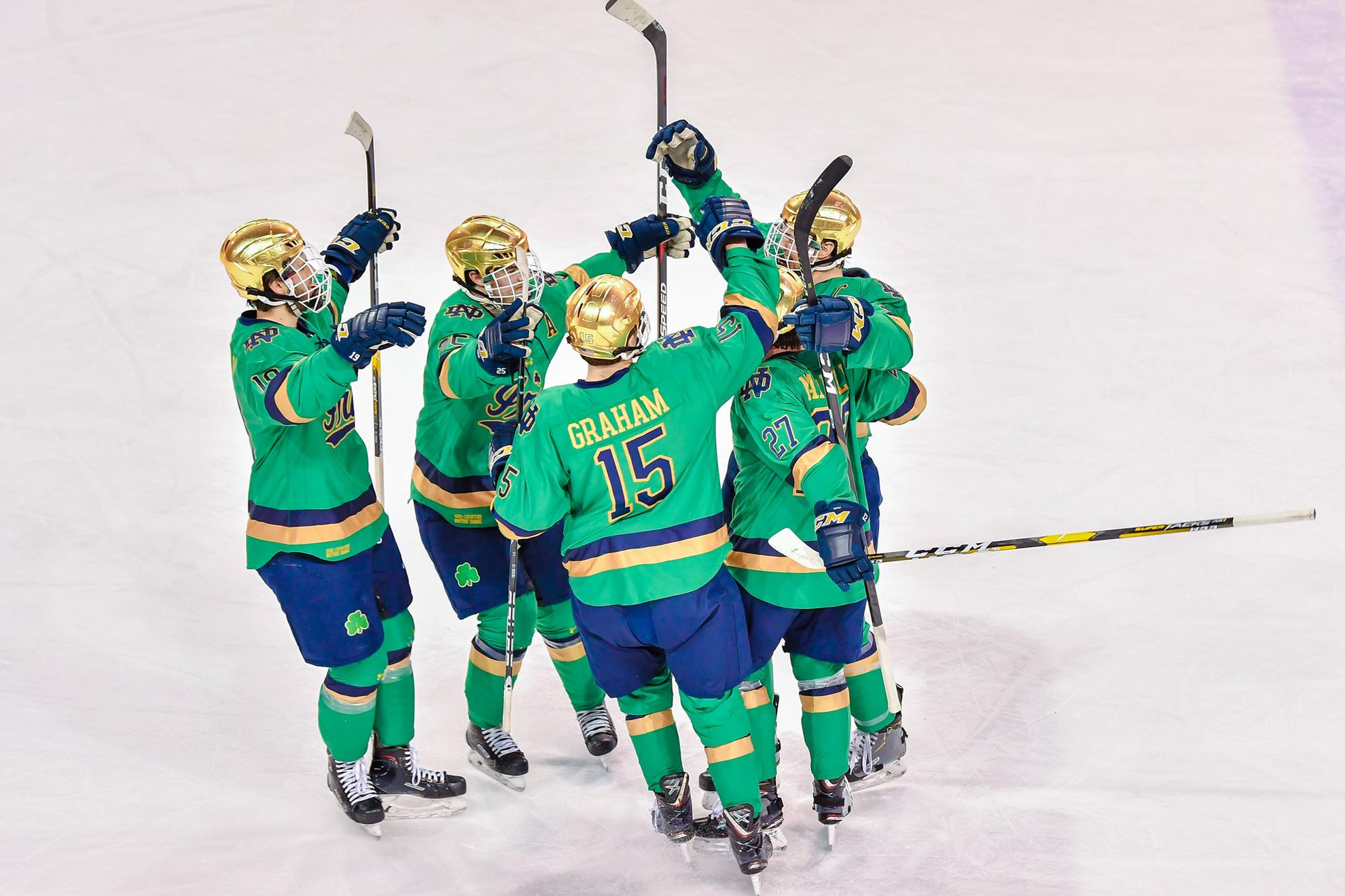 No. 2 Seeded Irish To Host No. 7 Michigan State In Big Ten Quarterfinals goal celebration