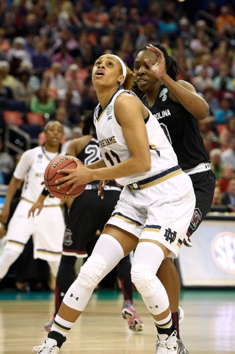 Forward Brianna Turner became the first Notre Dame freshman ever to make the NCAA Women's Final Four All-Tournament Team after averaging 15.5 points, 9.0 rebounds and 2.0 blocks per game with a .591 field-goal percentage while leading the Fighting Irish to their fourth NCAA championship game in five seasons.